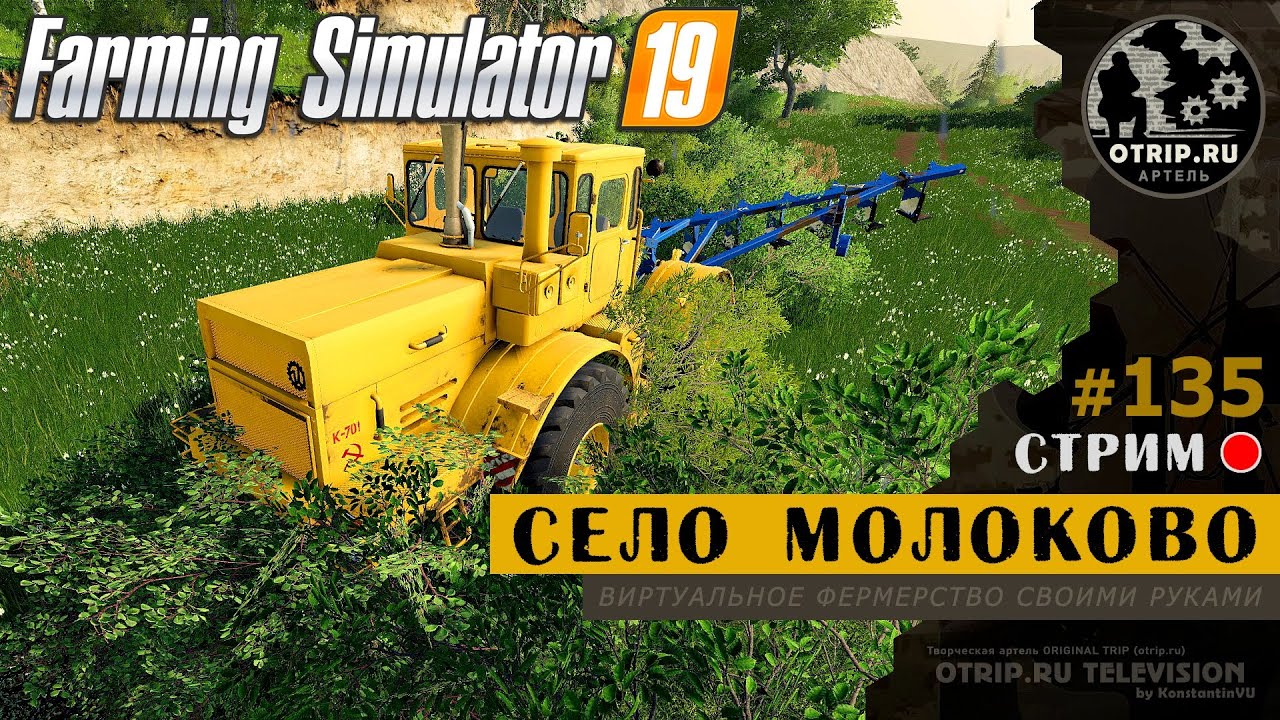 Farming Simulator 19 ● Карта Село Молоково / стрим 135