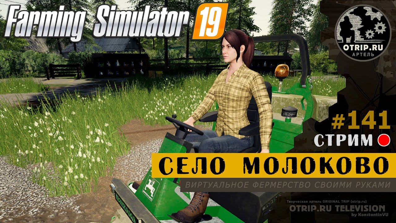 Farming Simulator 19 ● Карта Село Молоково / стрим 141