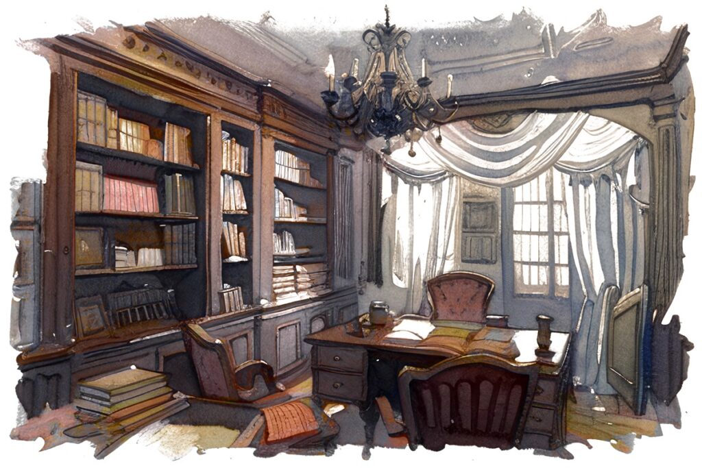 Шепот проклятия (Рассказ) - Кабинет