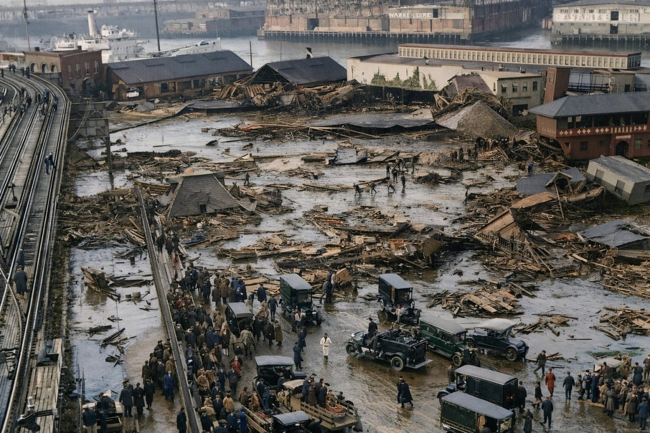 Как Бостон утонул в карамельном потопе 15 января 1919 …